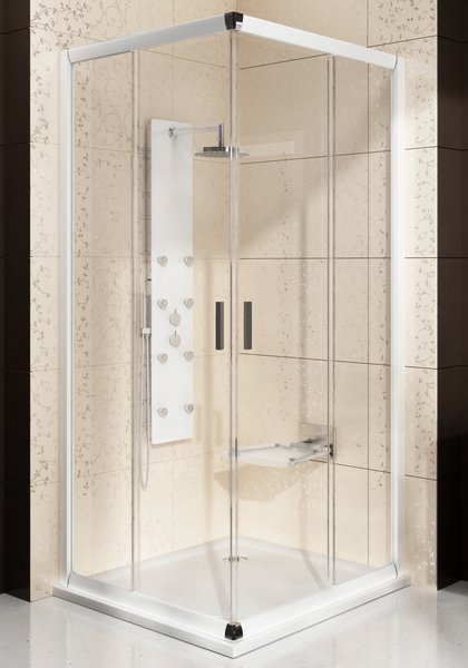 Ravak zuhanykabin Ravak Blix BLRV2-80 fényes transparent