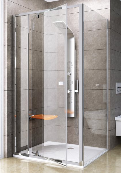 Ravak zuhanykabin Ravak Pivot PDOP1-120 fehér/fehér transparent