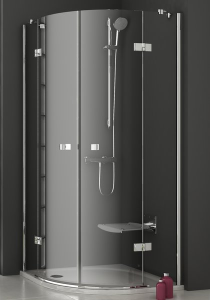 Ravak zuhanykabin Ravak SmartLine SMSKK4-90 fényes transparent