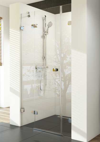 Ravak zuhanyajtó Ravak Brilliant BSD3-120 bal fényes transparent