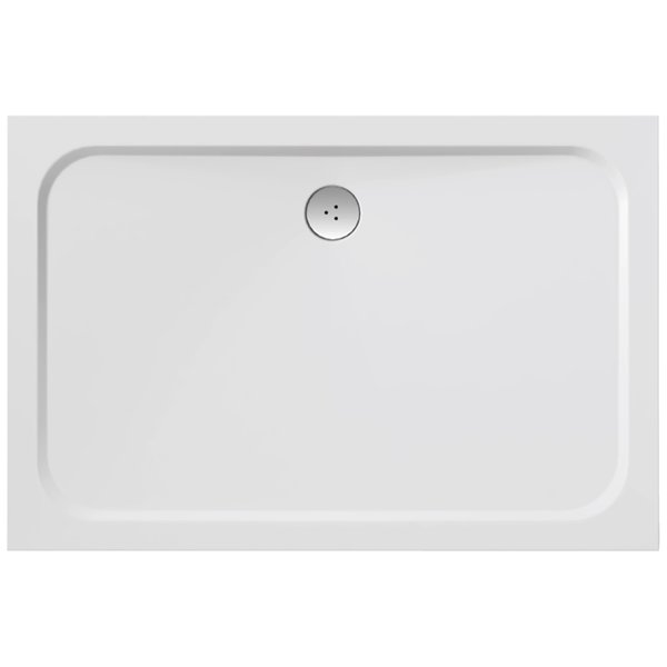 Ravak zuhanytálca Ravak Galaxy Pro Chrome Gigant Pro 120x90 fehér 