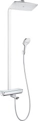 Hansgrohe Raindance E Showerpipe 360 1jet termosztáttal és kádtöltővel 