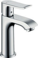 Hansgrohe Metris Egykaros mosdócsaptelep 100 kézmosókhoz, automata lefolyó-garnitúrával 