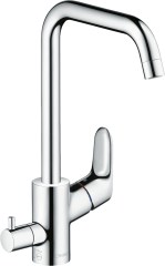 Hansgrohe Focus M41 Egykaros konyhai csaptelep elzárószeleppel 