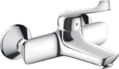 Hansgrohe Novus Egykaros mosdócsaptelep extra hosszú fogantyúval, falsíkon kívüli szereléshez 