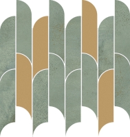 Tubadzin Tissue Green mozaik 29,8x27,2 cm