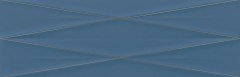 Cersanit Gravity Marine Blue Silver Inserto Satin ND856-014 dekorcsempe 24 x 74