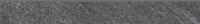 Cersanit Bolt Dark Grey Matt ND090-016 lábazati elem 7,2x59,8 cm