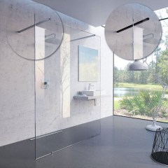 Ravak Walk-In Free zuhanyfal 120 ( Transparent ) 