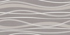 Kanjiza dekorcsempe Kanjiza Waves graphite dekorcsempe