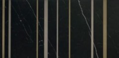 Lea Ceramiche Delight Lux Joy Marquina Nero dekorcsempe 30x60 cm