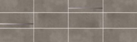 Ceramica Limone Town Grey Mosaic dekorcsempe 25x75 cm