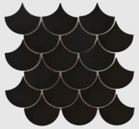 29x28,2 Black F S fényes mozaik