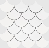 29x28,2 White F S fényes és matt mozaik