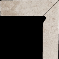 Paradyz Viano Beige Prawy lábazati elem 8,1 x 30