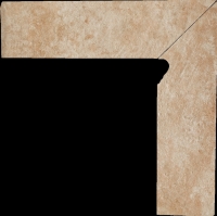 Paradyz Ilario Beige Cokol Prawy lábazati elem 8,1 x 30