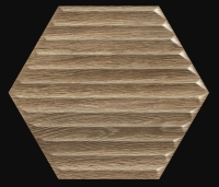 Paradyz Woodskin Wood Heksagon Struktura B falicsempe 19,8 x 17,1