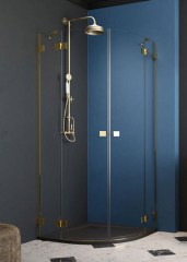 Radaway Essenza Pro Gold PDD 90 B íves zuhanykabin