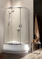 Radaway Premium Plus E1700 E 120x90/170 íves átlátszó zuhanykabin