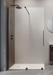 Radaway Furo Black Walk-in 110 bal Walk-in zuhanyfal