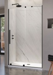 Radaway Furo Black DWJ 120 bal fekete zuhanyajtó