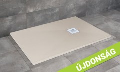 Radaway Kios F szögletes lapos bézs zuhanytálca 200x90
