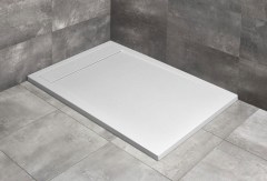 Radaway Teos F szögletes lapos fehér zuhanytálca 100x70