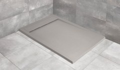 Radaway Teos F szögletes lapos cemento zuhanytálca 140x70