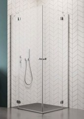 Radaway Torrenta KDD 90Bx80J átlátszó szögletes zuhanykabin