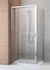 Radaway Evo DW 80 átlátszó szögletes zuhanykabin