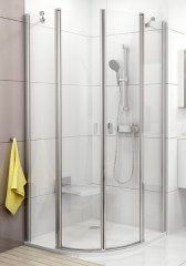 Ravak zuhanykabin Ravak Chrome CSKK4-90 fényes alumínium transparent