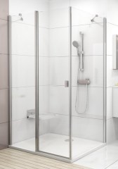 Ravak zuhanykabin Ravak Chrome CPS-80 fehér transparent