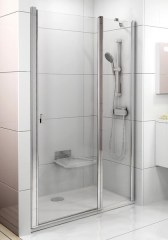 Ravak zuhanyajtó Ravak Chrome CSD2-120 szatén transparent
