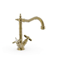 Tres Clasic kétkaros mosdó csaptelep bronz 24210902LV