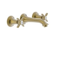 Tres Clasic fali kétkaros mosdó csaptelep bronz 24215102LV