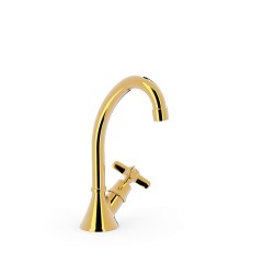 Tres Clasic hidegvizes csaptelep, magasított kifolyóval(243mm) arany 24230601OR