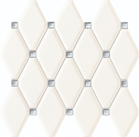 Tubadzin Abisso white mozaik 29,8 x 27