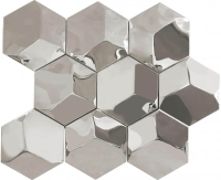 Valore Grout Caro Inox 3D mozaik 25x31 cm