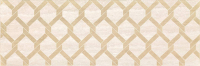 Zoya Salomea Cream Geo dekorcsempe 25x75 cm