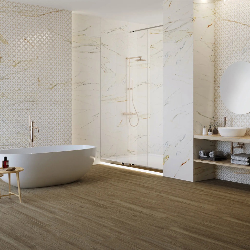 Revigres Calacatta Oro Falburkolat 