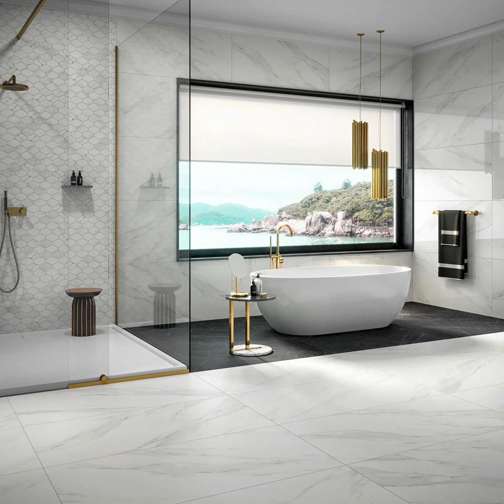 Revigres Statuario White Falburkolat 
