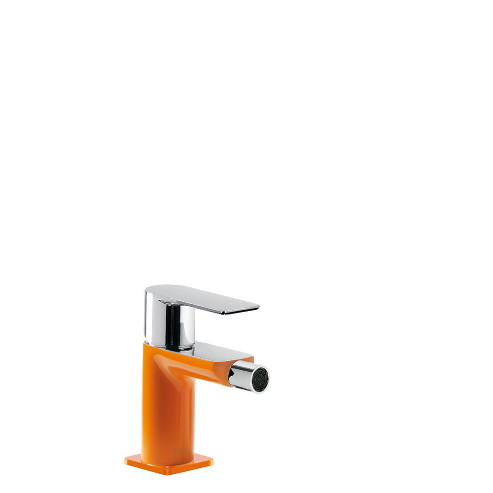 Tres Loft Colors egykaros bidé csaptelep leresztő nélkül orange-chrome 20012001NA