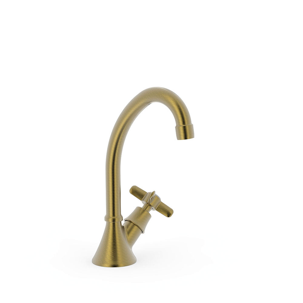 Tres Clasic hidegvizes csaptelep, magasított kifolyóval(243mm) matt bronz 24230601LM