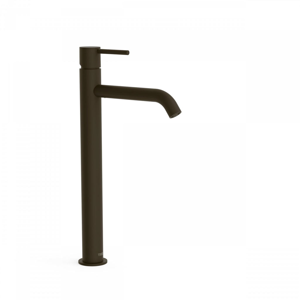 Tres Study Exclusive magasított (385 mm), egykaros mosdó csaptelep, black bronze 26230801KMB