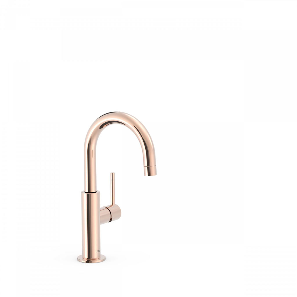 Tres Study Exclusive egykaros mosdó csaptelep, rose gold  26290403OP