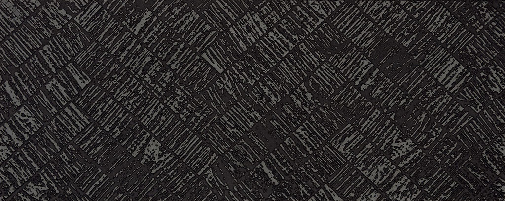 Tubadzin Modern Basalt Black dekorcsempe 74,8 x 29,8