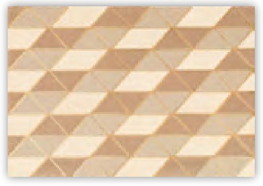 Valore Calle D-Calle 1 Brown Matt dekorcsempe 25 x 36 cm