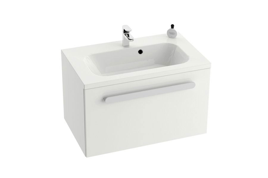 Ravak Chrome SD 800 szekrény mosdó alá fehér/fehér 
